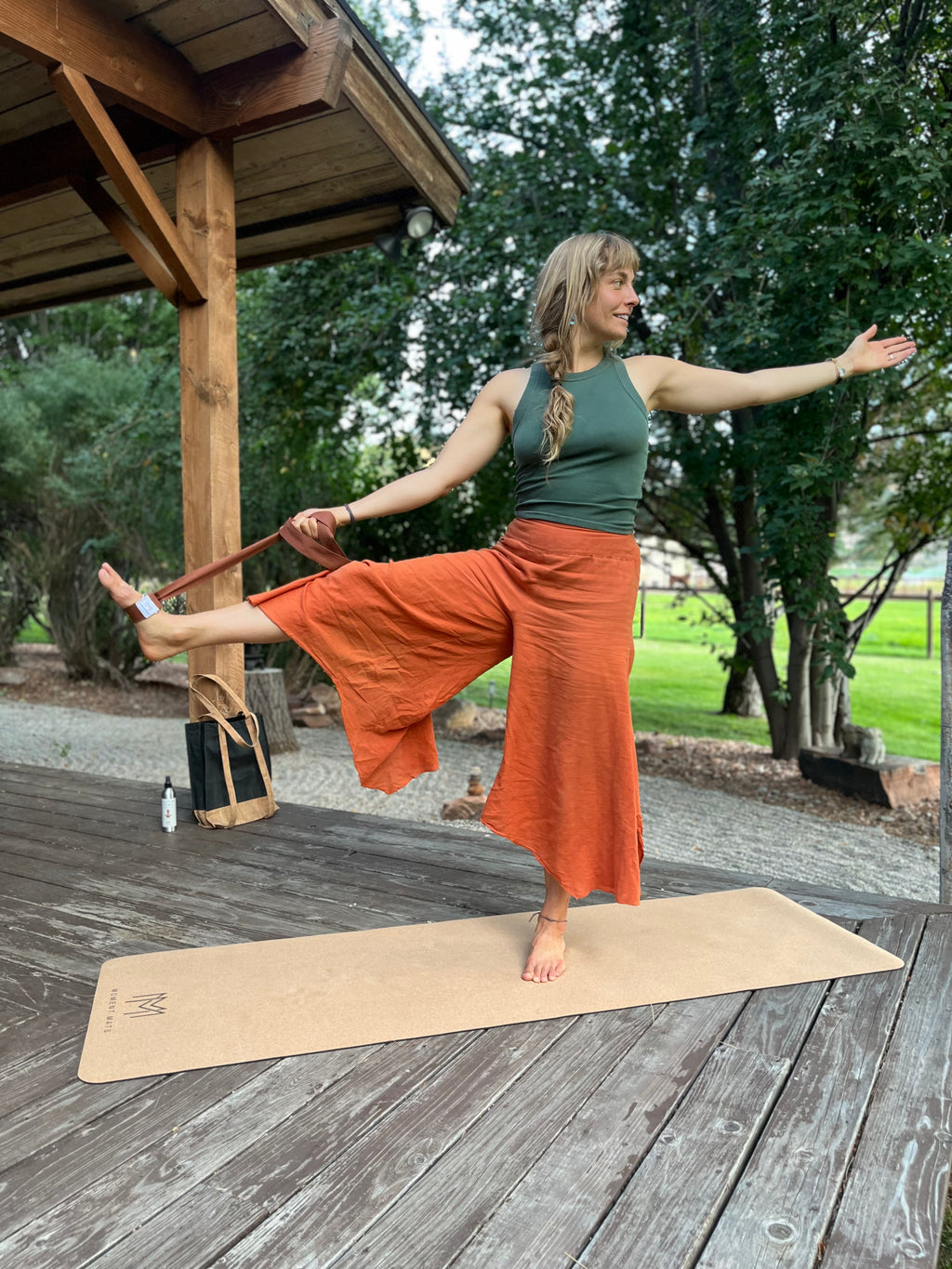 Yoga Mat Carrying and Practice Band
