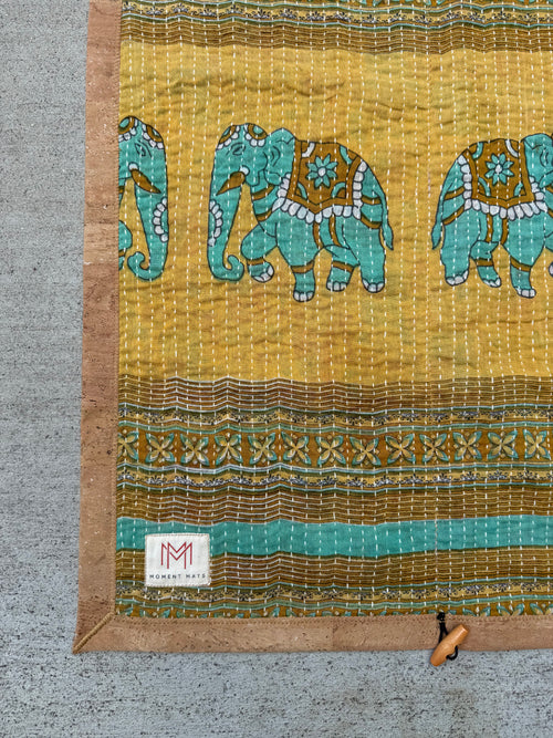 (sold) ELEPHANT SARI with NATURAL CORK
