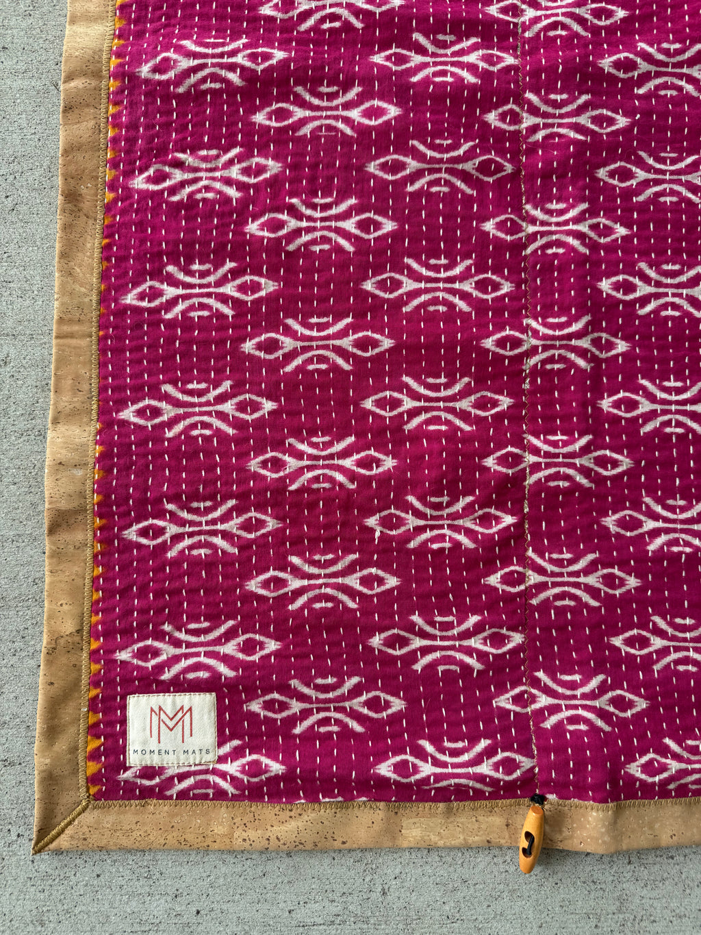 HOT PINK SARI with NATURAL CORK