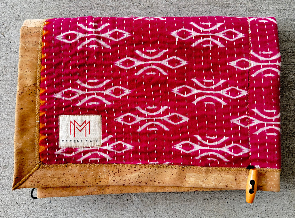 HOT PINK SARI with NATURAL CORK