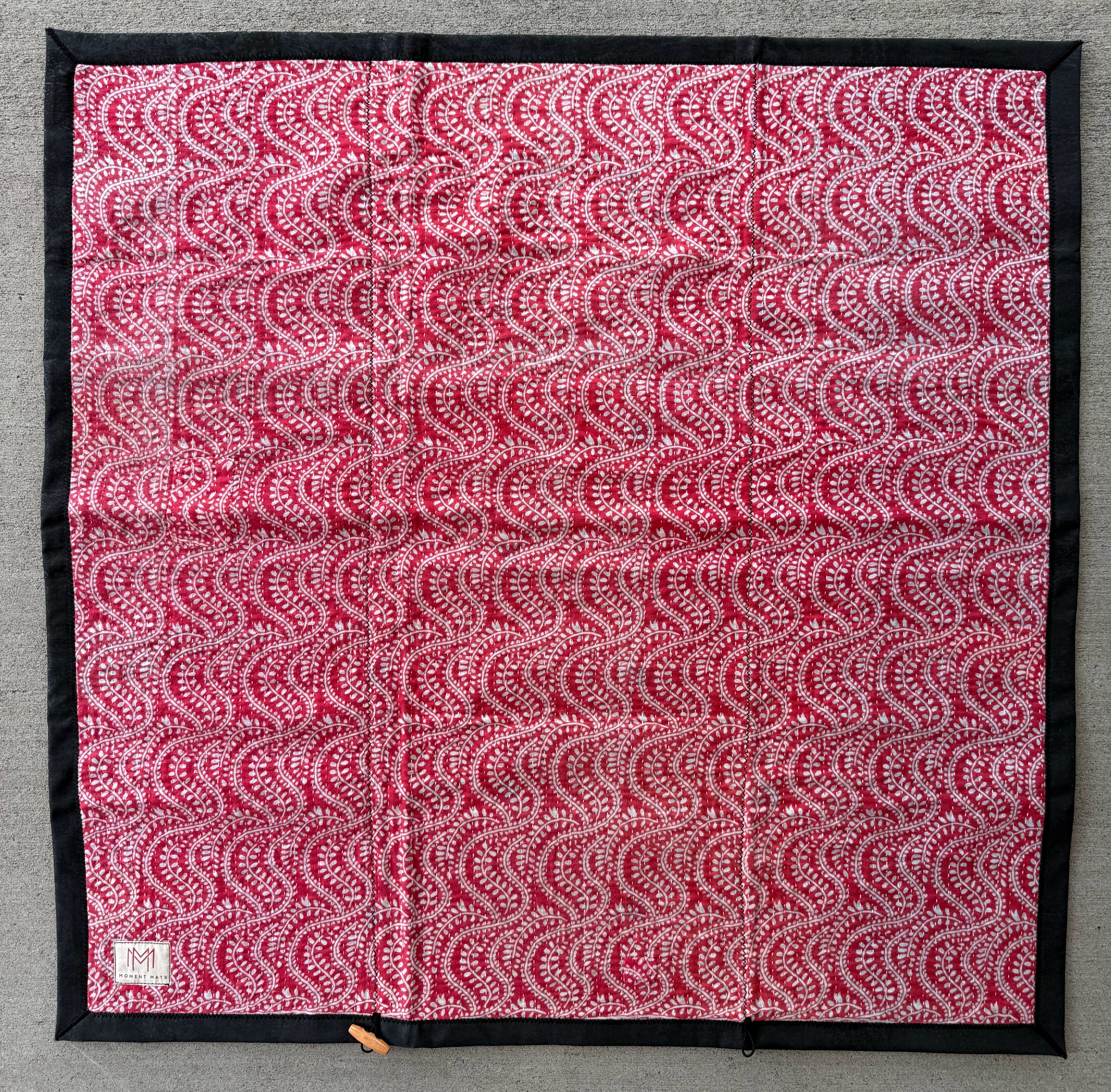 RED VINE SARI with UNIQUE PATCHWORK & PREMIUM BLACK CORK