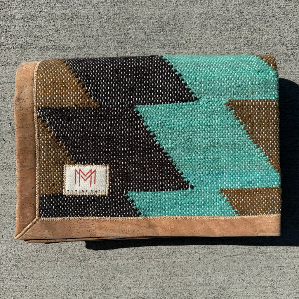 Original Moment Mat - Woven Collection Teal