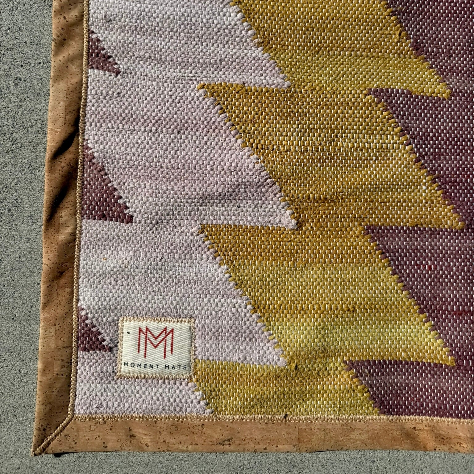 Original Moment Mat - Woven Collection Mustard