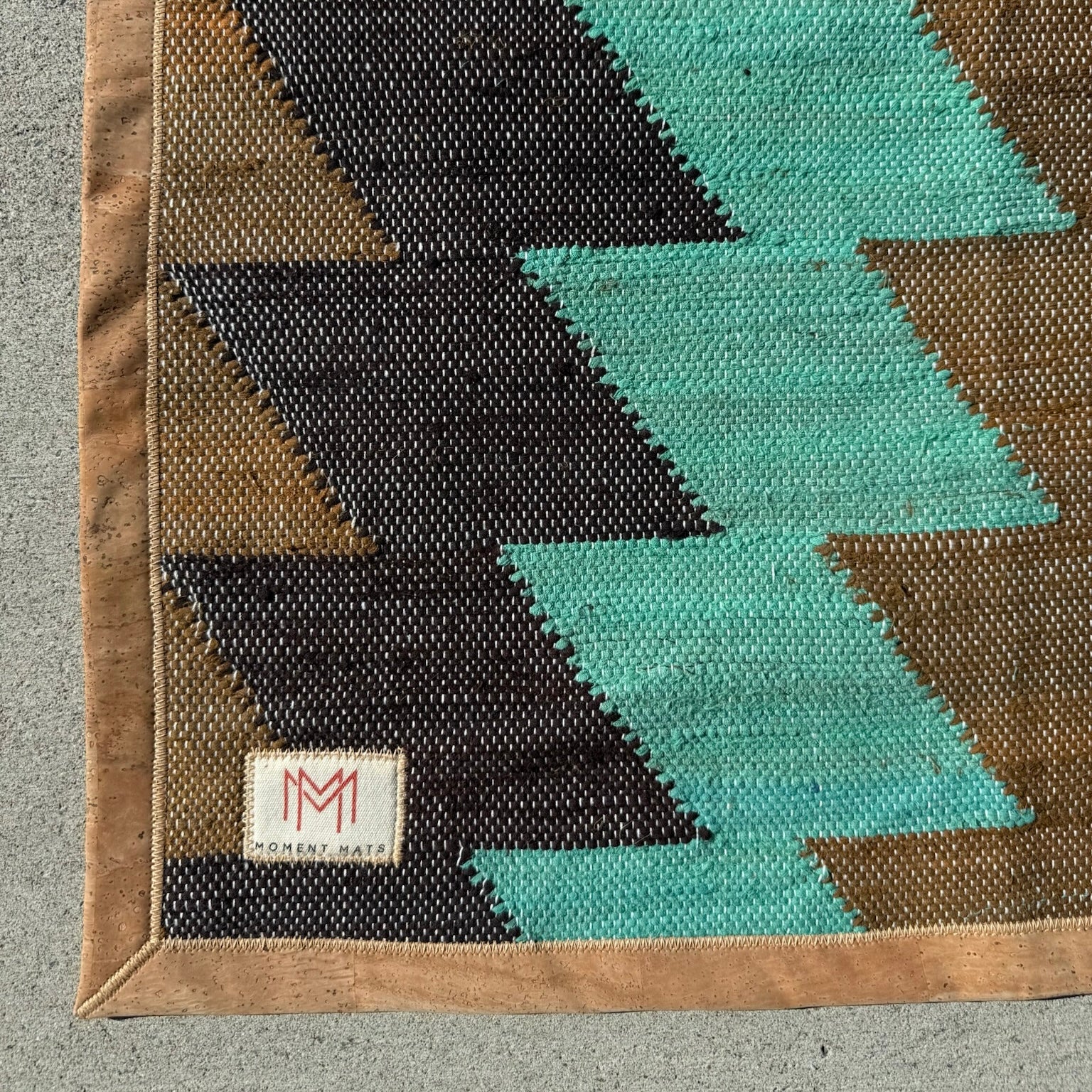 Original Moment Mat - Woven Collection Teal