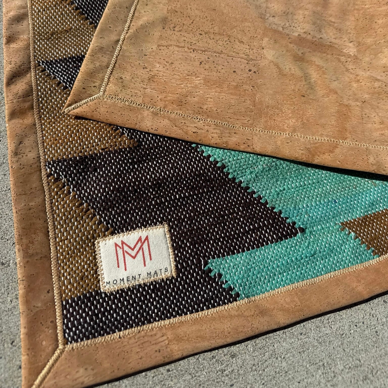 Original Moment Mat - Woven Collection Teal